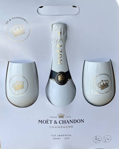 MOET & CHANDON ICE IMPERIAL + ČAŠE 0,75 L