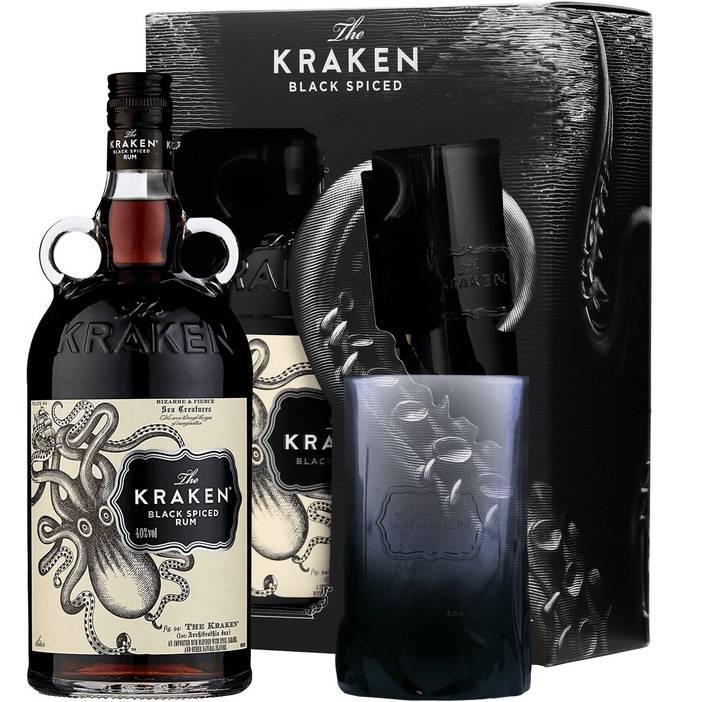 KRAKEN BLACK SPICED + ČAŠA  1,00 L