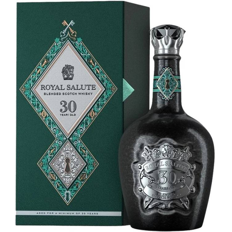 CHIVAS REGAL 30 ROYAL SALUTE KEY TO KINGDOM 0,50 L