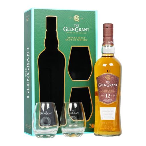 GLEN GRANT 12 + ČAŠE 0,70 L