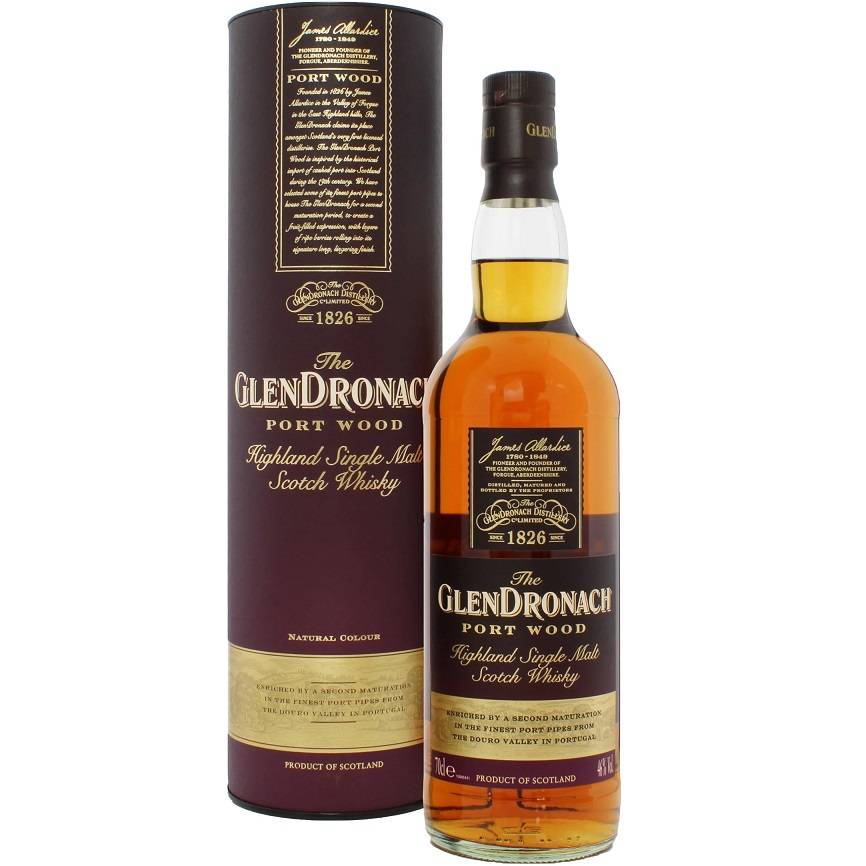THE GLENDRONACH PORT WOOD 0,70 L