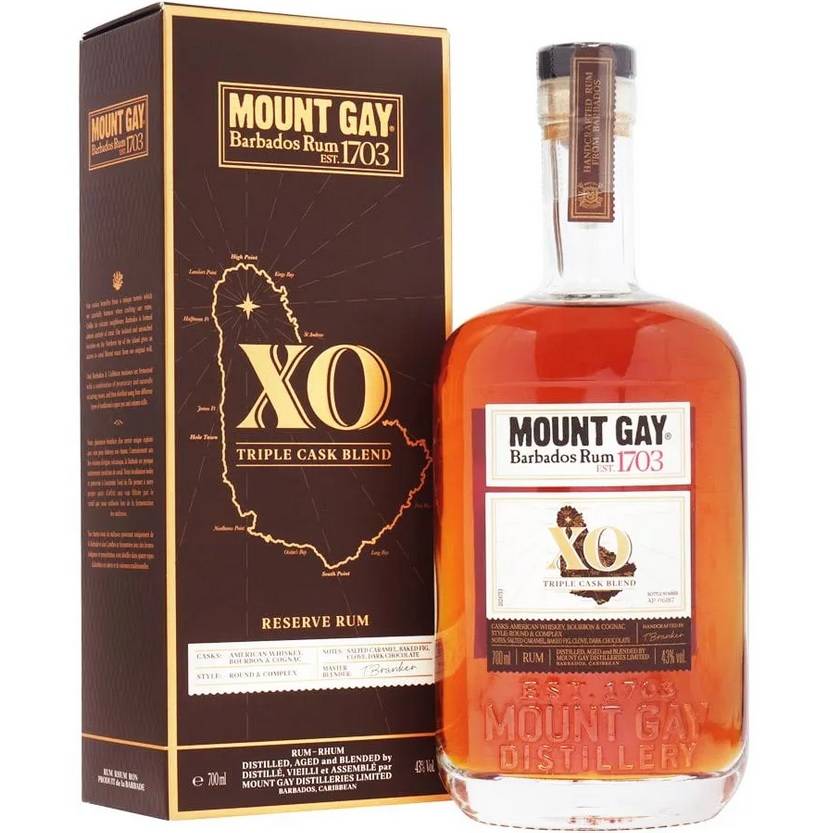 MOUNT GAY XO TRIPLE CASK BLEND 0,70 L