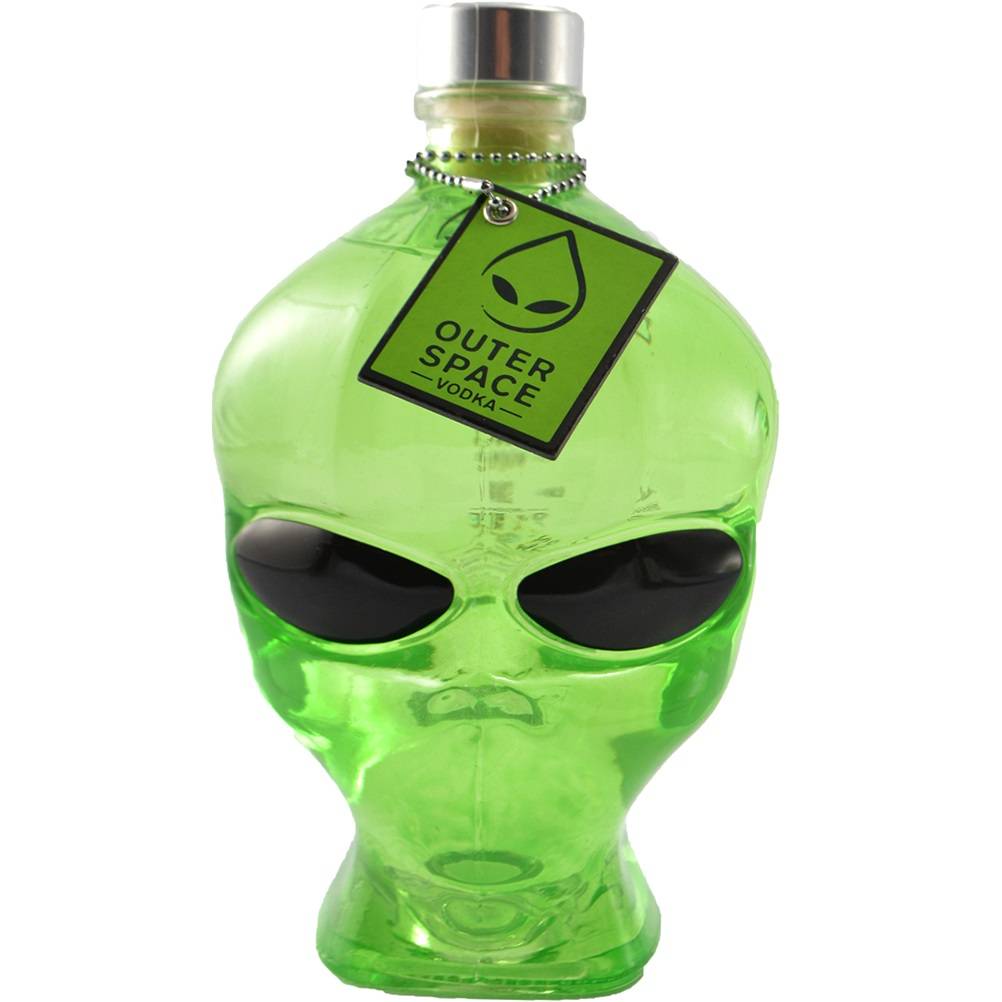 OUTERSPACE ALIEN HEAD 0,70 L